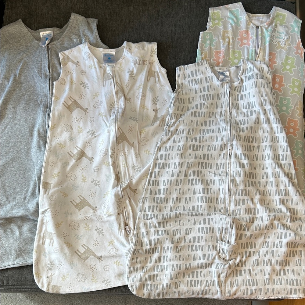 Bundle of 4 cotton Halo sleep, sacks,-Medium